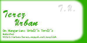 terez urban business card